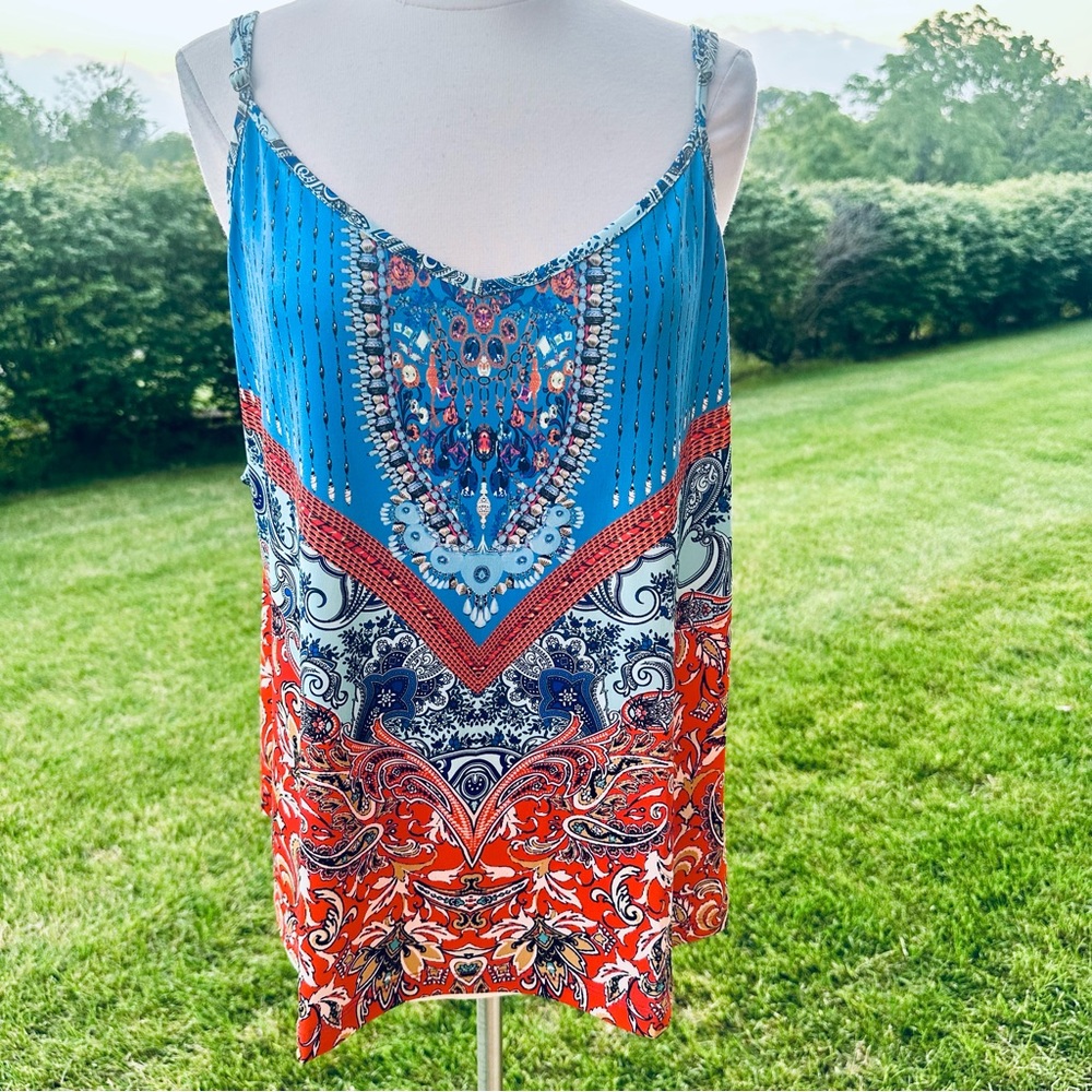 Venus Plus Size Multi Colored Cami Top